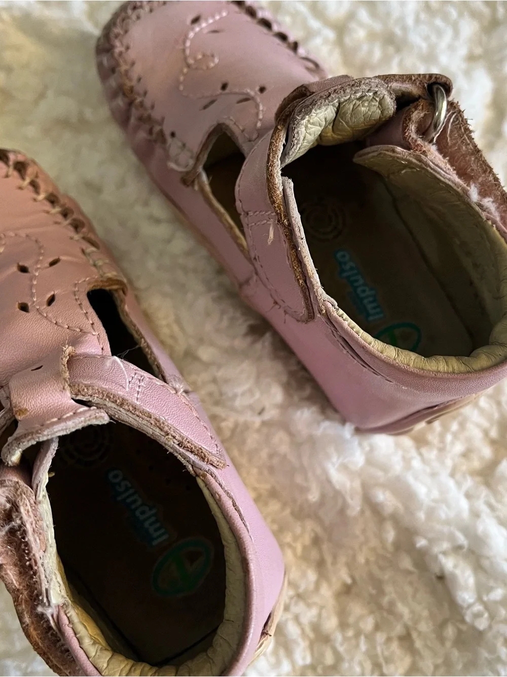 Mexican Leather Shoes Baby Girl